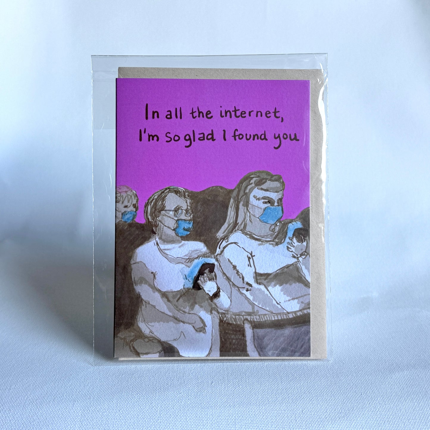 In All the Internet, I’m So Glad I Found You – Modern Love Funny Valentine’s Day Card