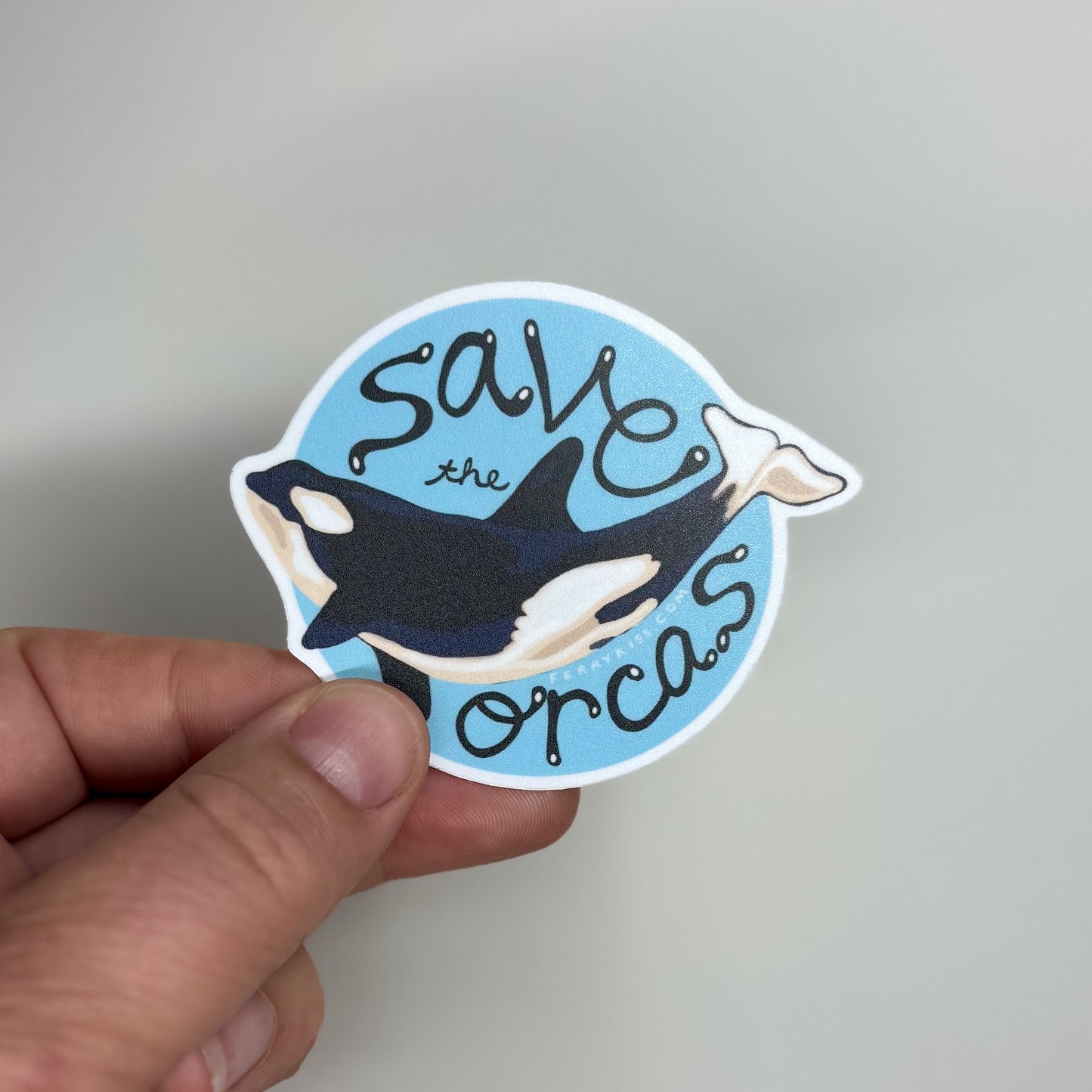 'Save the Orcas' Sticker