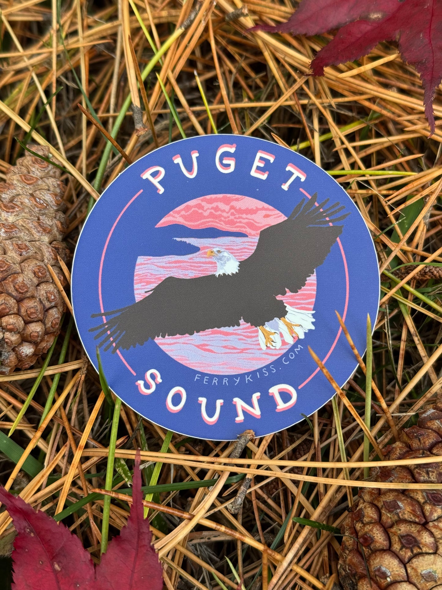'Puget Sound' Bald Eagle Sticker