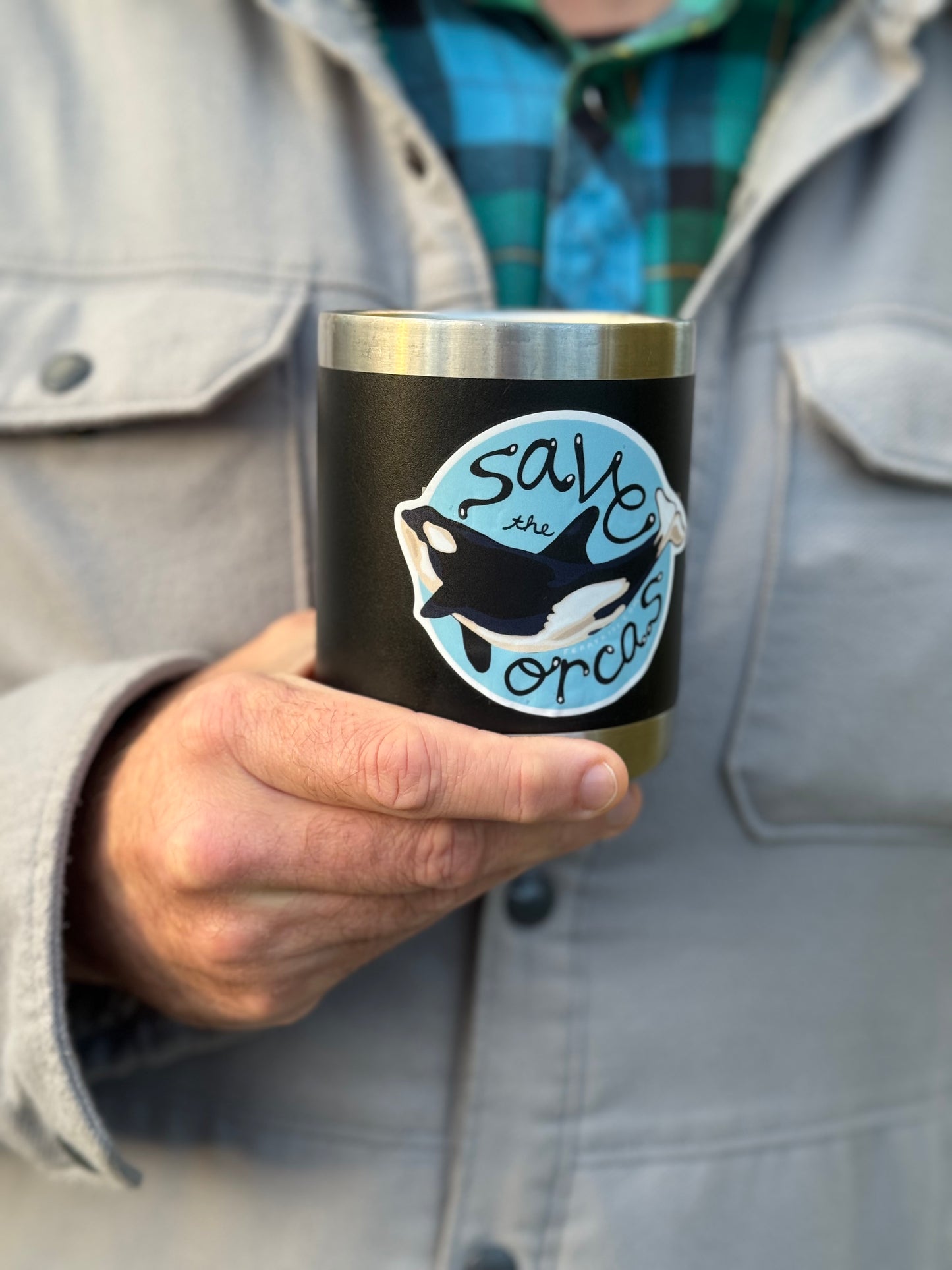 'Save the Orcas' Sticker