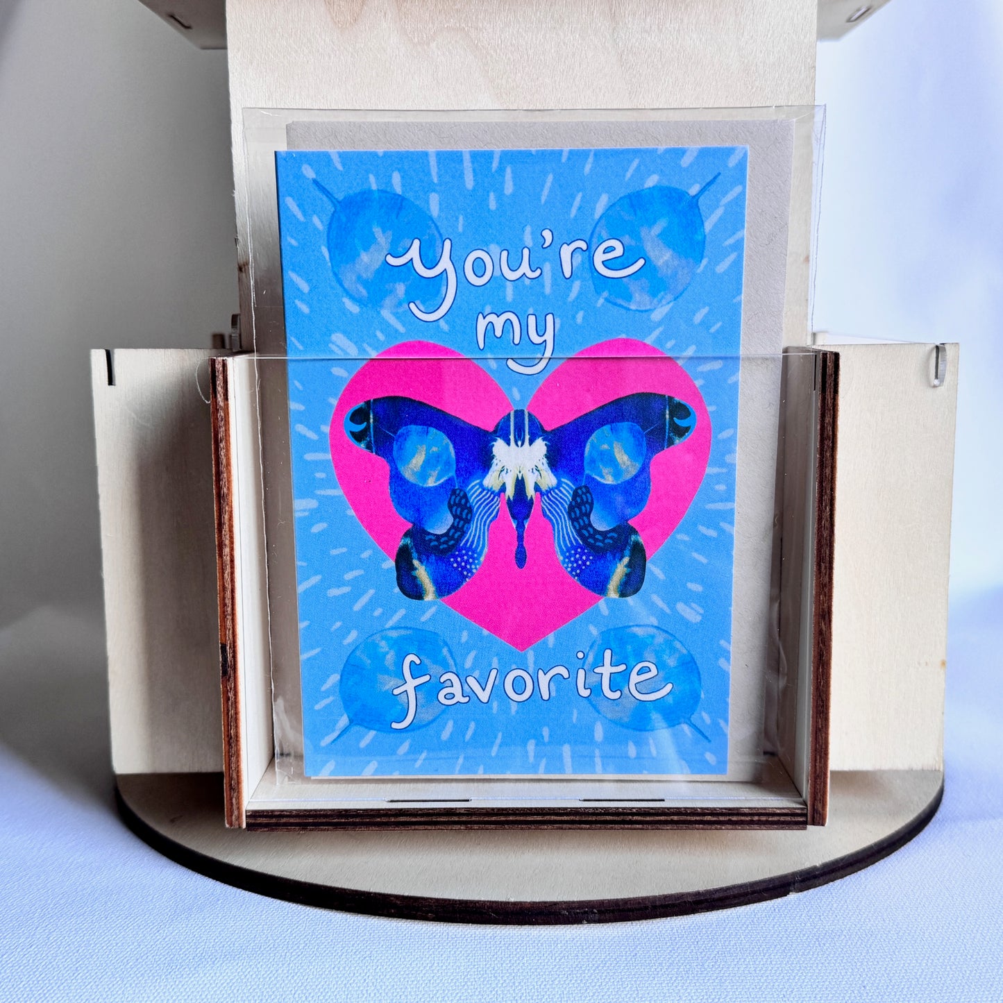 You’re My Favorite – Butterfly Heart Card