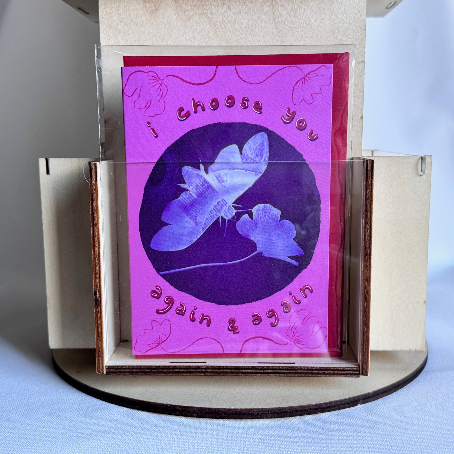 I Choose You Again & Again – Cyanotype Valentine