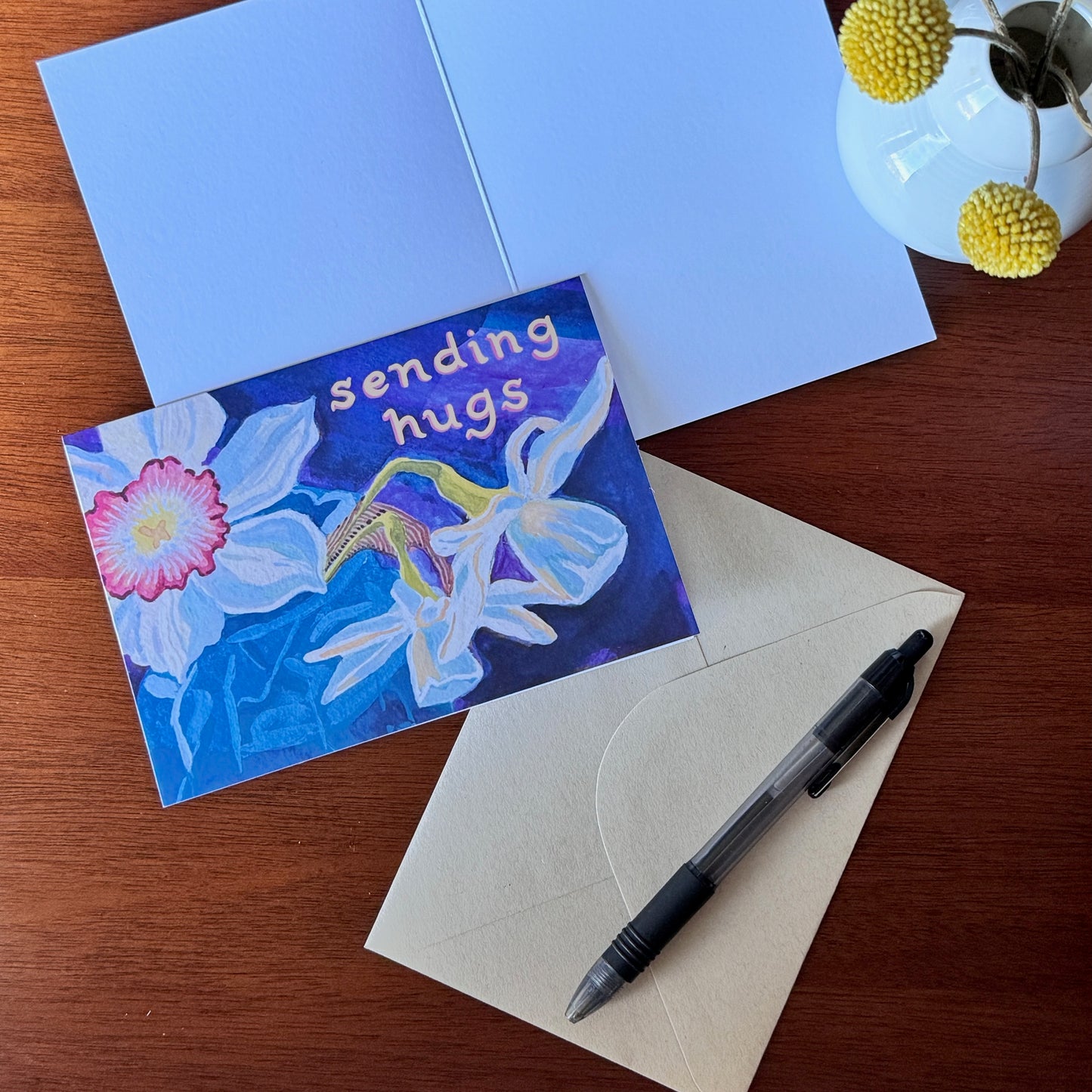 'Sending Hugs' greeting card