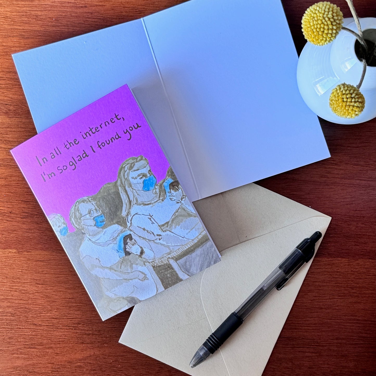 In All the Internet, I’m So Glad I Found You – Modern Love Funny Valentine’s Day Card