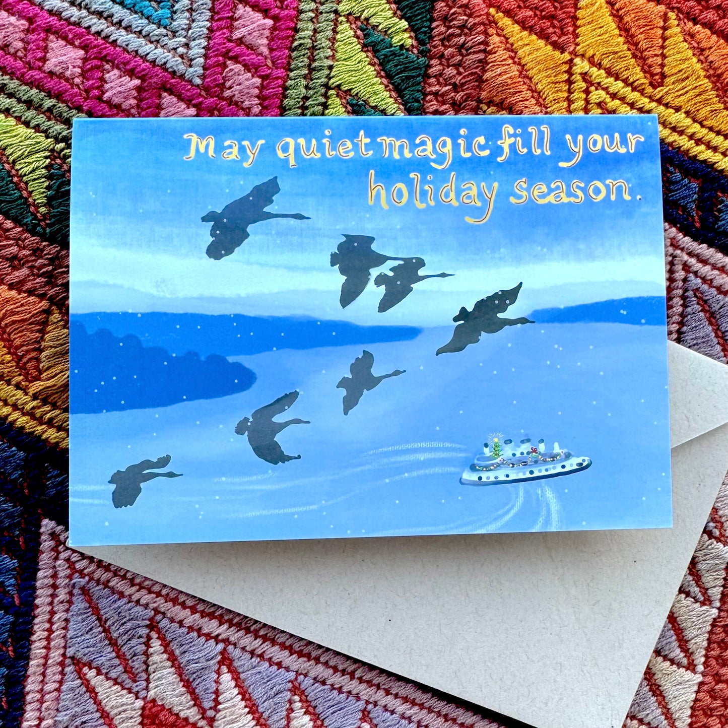 'Quiet Magic' holiday greeting card