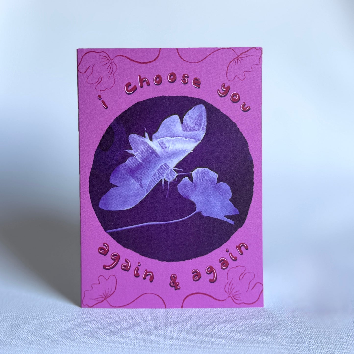I Choose You Again & Again – Cyanotype Valentine