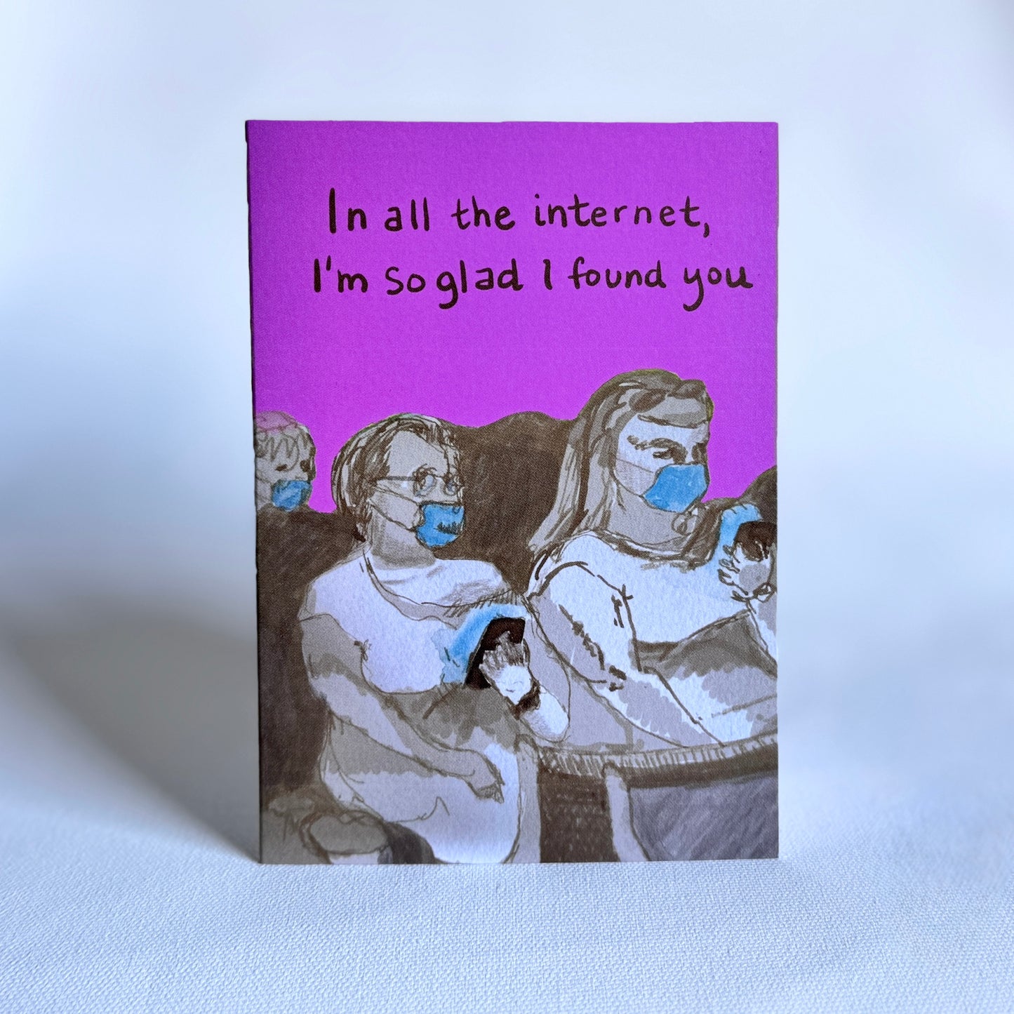 In All the Internet, I’m So Glad I Found You – Modern Love Funny Valentine’s Day Card