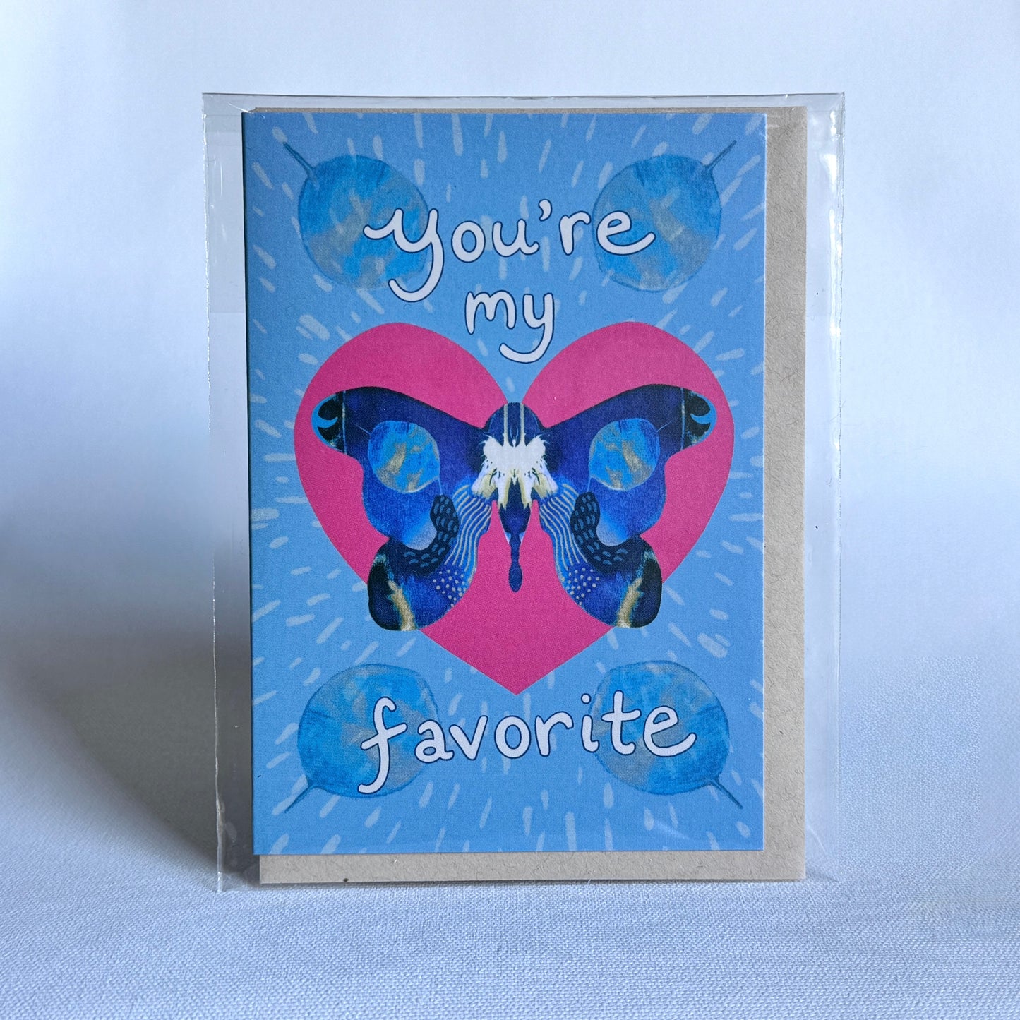 You’re My Favorite – Butterfly Heart Card
