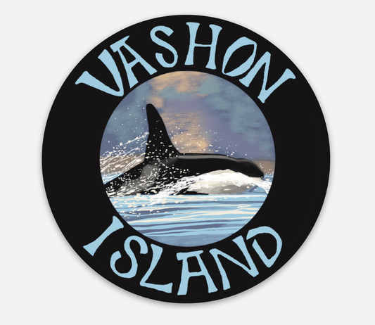 Vashon Island 'Orca' Sticker