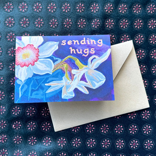 'Sending Hugs' greeting card